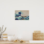 Poster La Grande Vague de Kanagawa (Cuisine)
