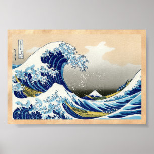 Poster La grande vague de Kanagawa Katsushika Hokusai