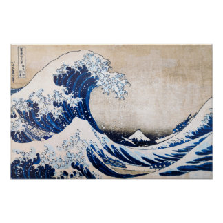 Poster La Grande Vague de Kangawa