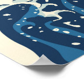 Poster La grande vague de la reproduction de peinture de (Coin)