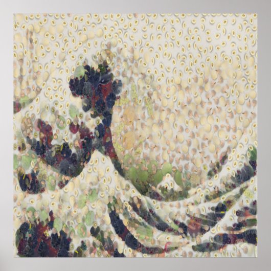 Poster La Grande Vague De Melon Honeydew Belle OEuvre D'A (Devant)