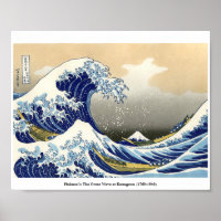 La Grande Vague d'Hokusai à Kanagawa (1760-1849)