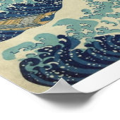 Poster La Grande Vague / Le tsunami japonais (Coin)
