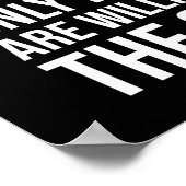 Poster La Grandeur Est Réservée À Ceux Qui Luttent (Coin)