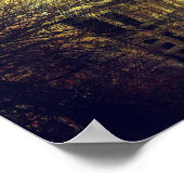 Poster La grange automnale (Coin)