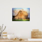 Poster La grange avec la coupole cassée (Cuisine)