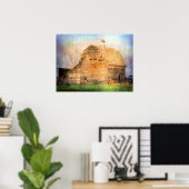 Poster La grange avec la coupole cassée (Bureau à domicile)