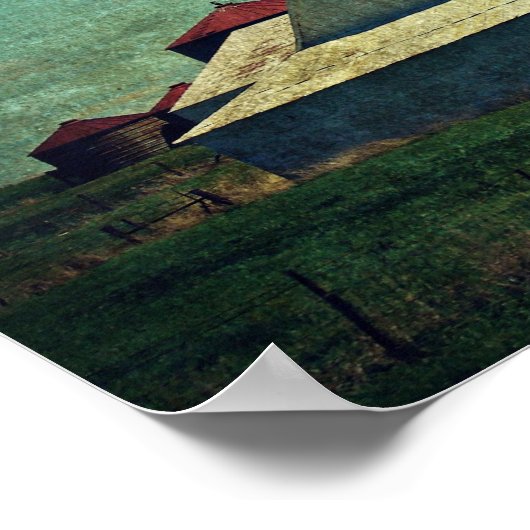 Poster La grange blanche (Coin)