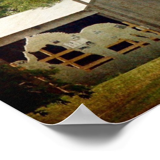 Poster La grange Percheron (Coin)