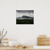 Poster La Gratitude Est Une Richesse (Cuisine)