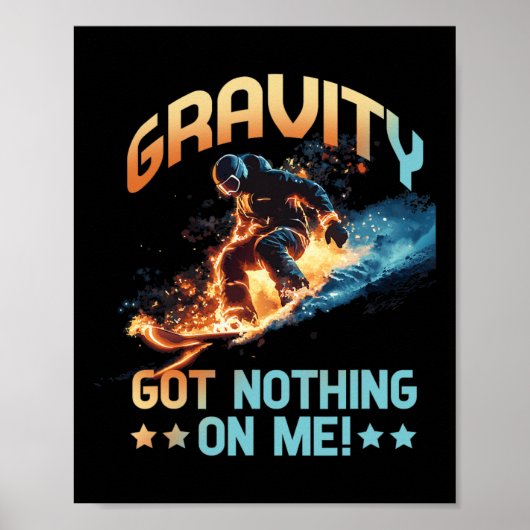 Poster La Gravité n'a rien de moi (Devant)