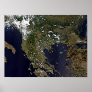 Poster La Grèce et ses pays environnants