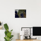 Poster La Grèce et ses pays voisins (Bureau à domicile)