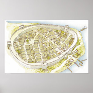 Poster La Grèce. Polis