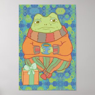 Poster La grenouille douillette
