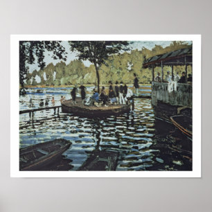 Poster La Grenouillere de Claude Monet