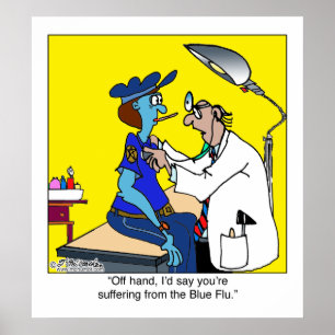 Poster La grippe bleue