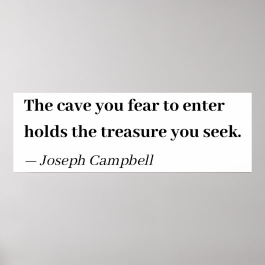 Poster La grotte dans laquelle vous craignez d'entrer dét (Devant)