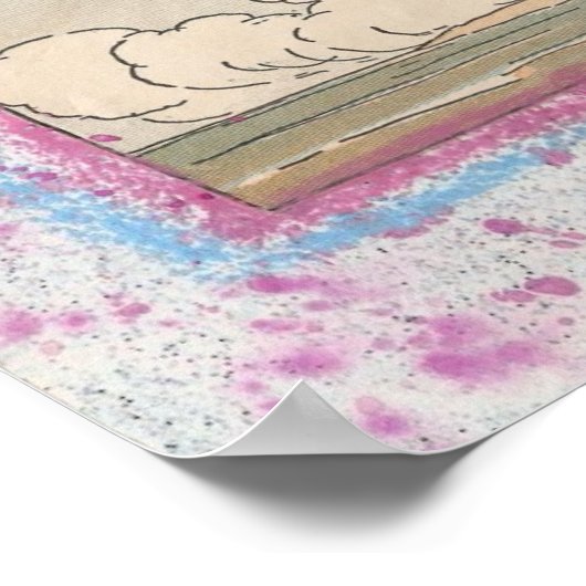 Poster La grue aide les flèches (Coin)