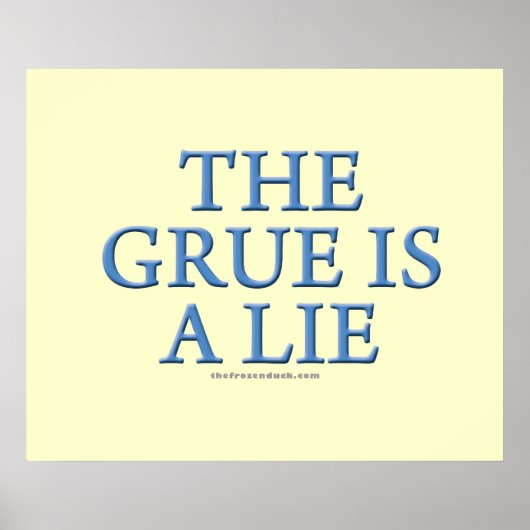 Poster La grue est un mensonge (Devant)