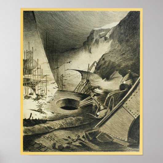 Poster La Guerre des mondes (1906) (Devant)