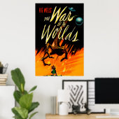 Poster La Guerre des Mondes 1953 Sortie théâtrale (Bureau à domicile)