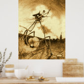 Poster La Guerre Des Mondes La Machine De Combat (Cuisine)