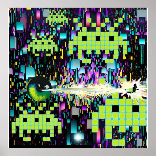 Poster La guerre d'eyeball de 2025 (Devant)