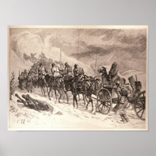 Poster La guerre entre la Serbie et la Bulgarie