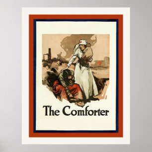 Poster La guerre mondiale vintage de ~ d'édredon 1