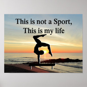 POSTER LA GYMNASTIQUE EST MA VIE