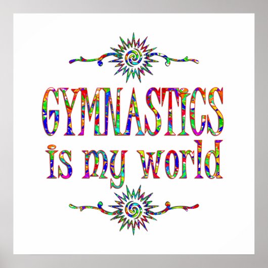 Poster La gymnastique est mon monde (Devant)