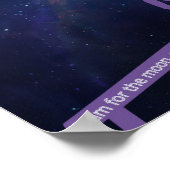 Poster La gymnastique vise l'affiche de la lune (Coin)