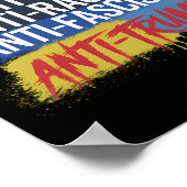 Poster La Haine Mentionne Le Racisme Le fascisme Résiste  (Coin)