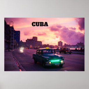 Poster La Havane - Cuba