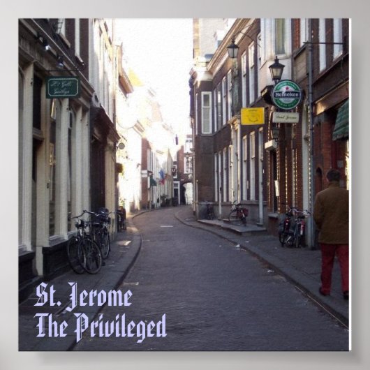 Poster La Haye, Saint Jérôme, Les Privilèges (Devant)