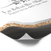 Poster La ilaha illa-ALLAH Shahada Calligra arabe moderne (Coin)