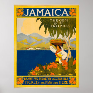 Poster La Jamaïque, la gemme des tropiques