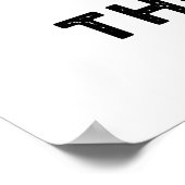 Poster La Jambe Avant La Tempête Un Météo Drôle (Coin)