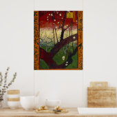 Poster La japonaise de Van Gogh après Hiroshige (Cuisine)