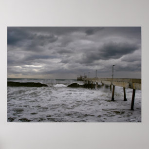 Poster La jetée avant la tempête