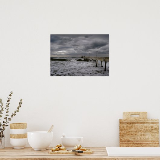 Poster La jetée avant la tempête (Cuisine)