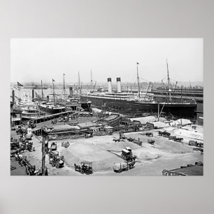 Poster La jetée de la ligne White Star