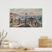 Poster La jetée en chaîne sur le devant à Brighton (Cuisine)