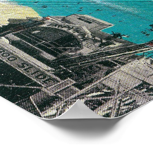 Poster La jetée et la plage et Long Beach (Coin)