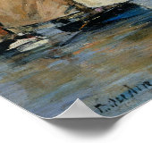 Poster La Jetty à High Tide, Trouville (Coin)