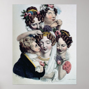 Poster La jeune mariée, c.1820 (litho)