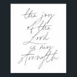 Poster La joie du Seigneur est ma force Script<br><div class="desc">La joie du Seigneur est ma force Script</div>