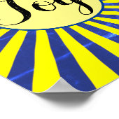 Poster La Joie du Seigneur Fruit de l'Esprit Rayons Solai (Coin)