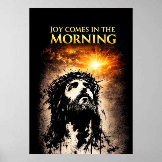 Poster La joie vient le matin (Devant)